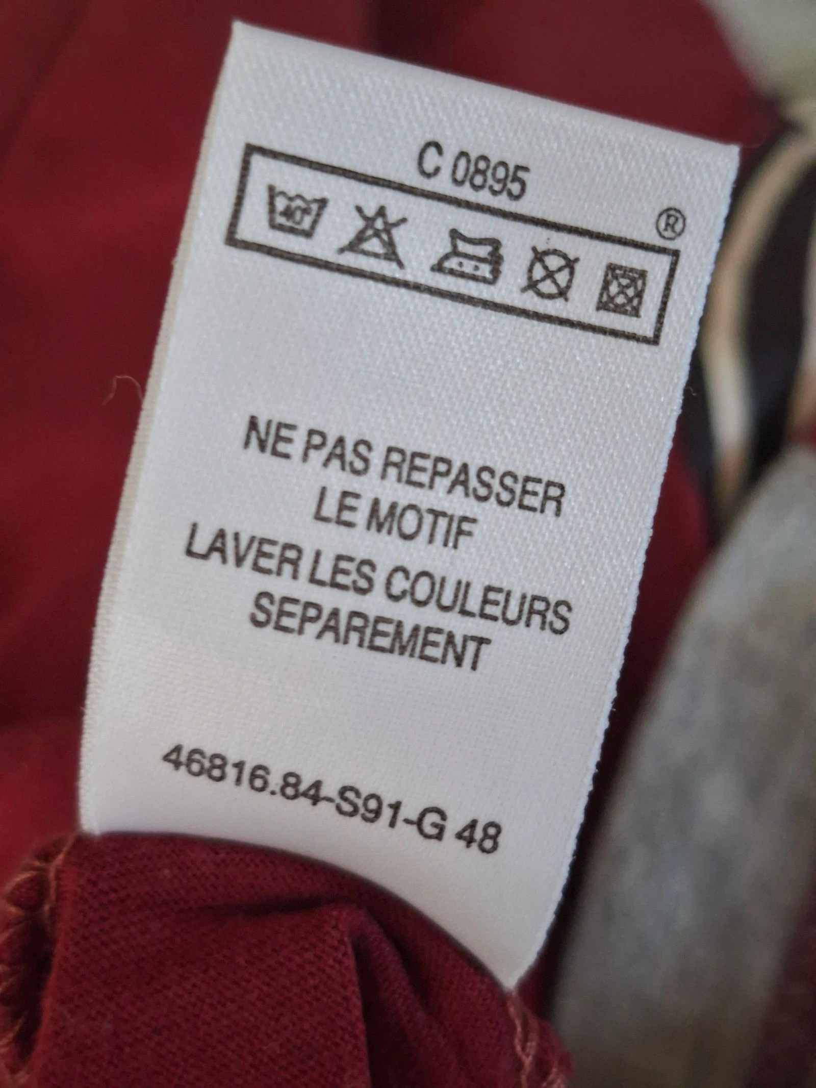 Camisola Levi's RedTabs Hombre XL Burdeos Gris 100 % Algodón Logo Vintage – photo 9